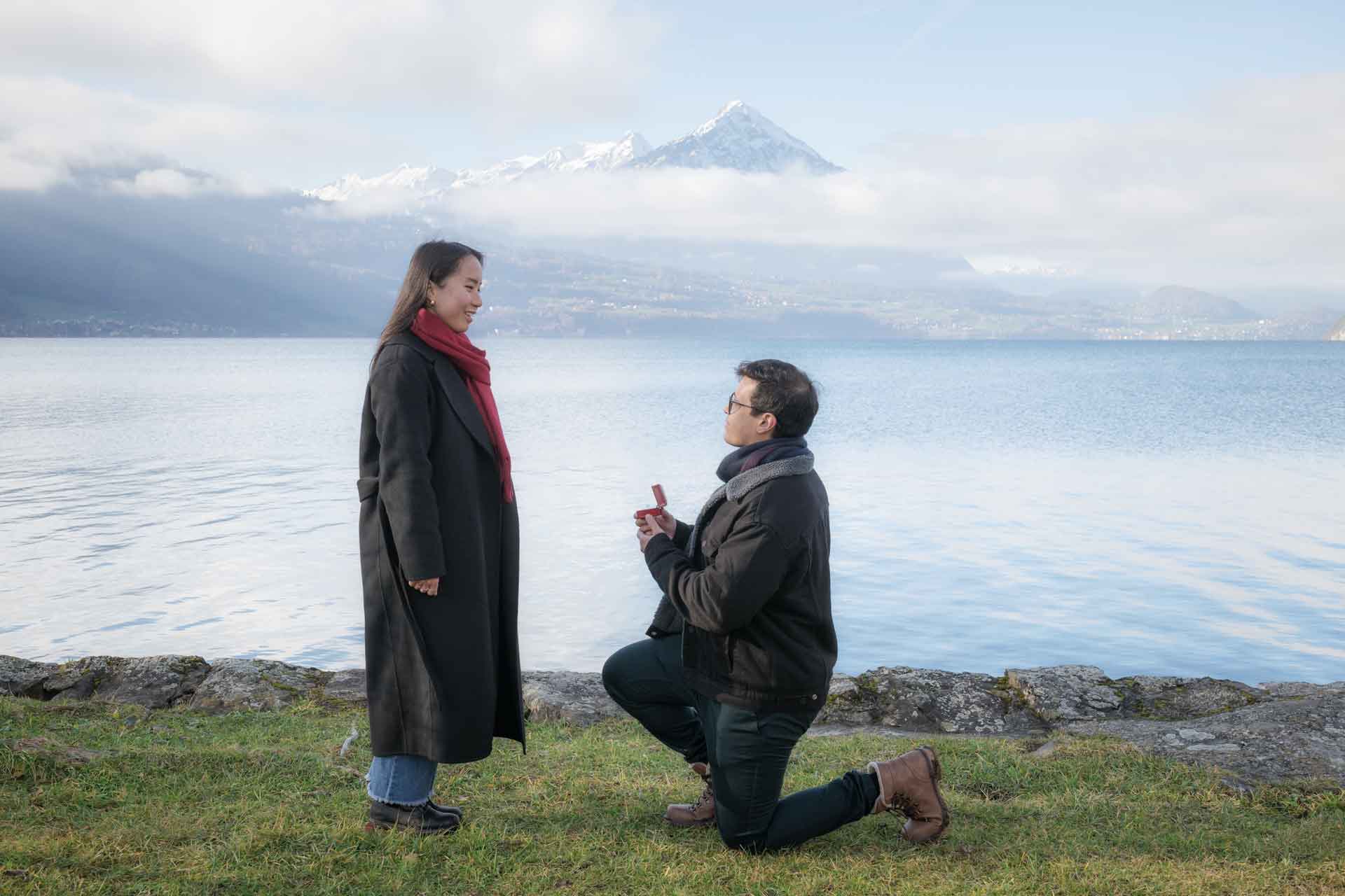 Early Morning Engagement In Interlaken