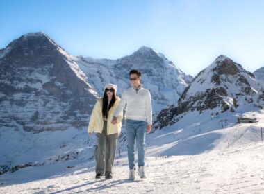 Engagement on Männlichen Mountain