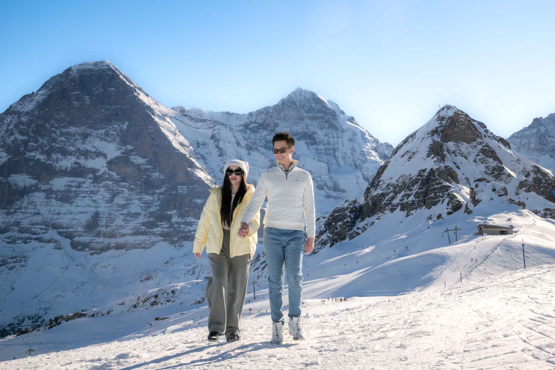 Engagement on Männlichen Mountain