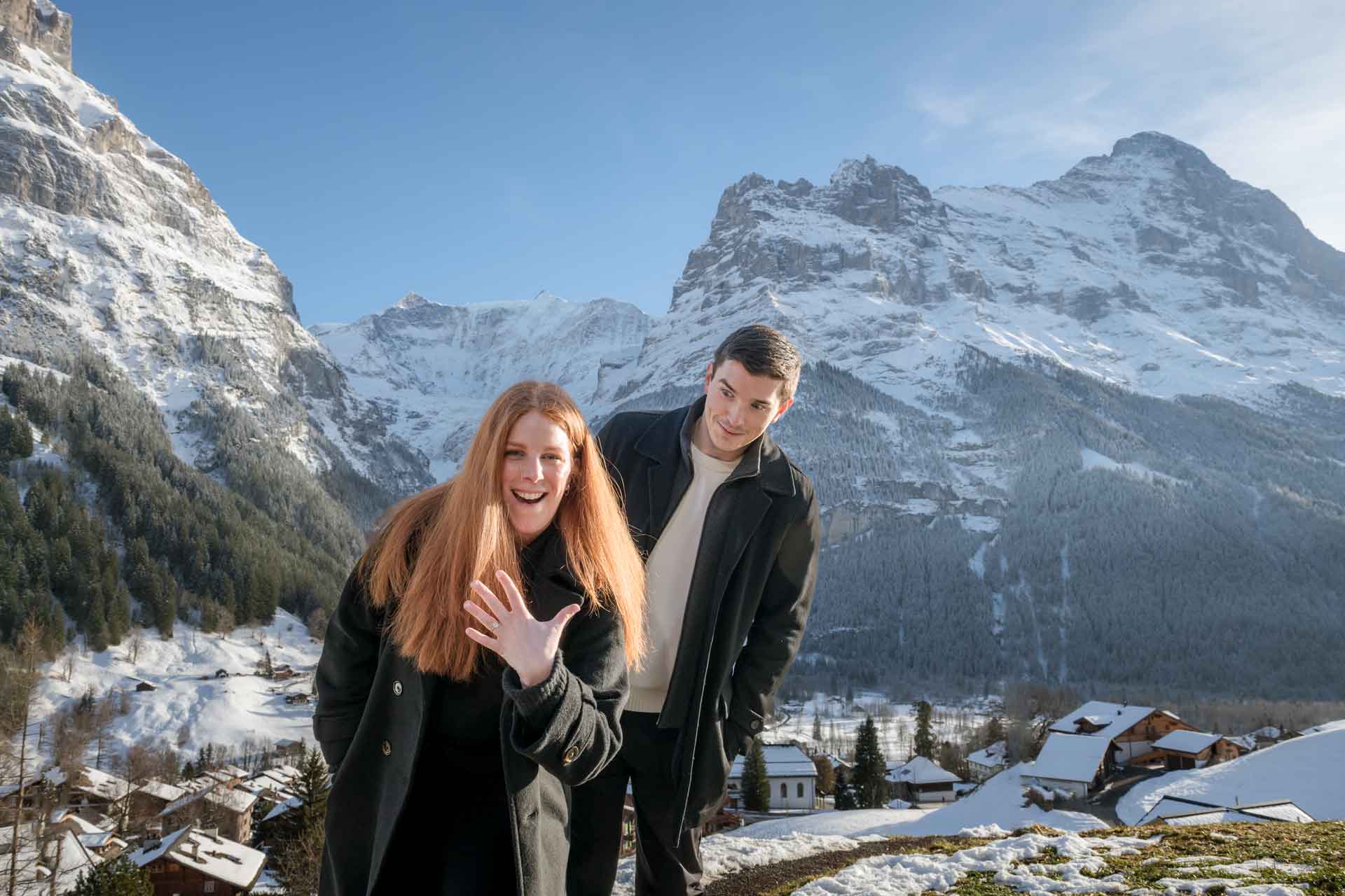 Engagement in Grindelwald