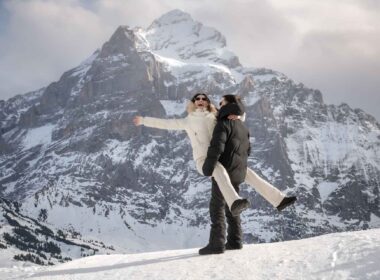 Engagement Photo Shoot On Grindelwald First