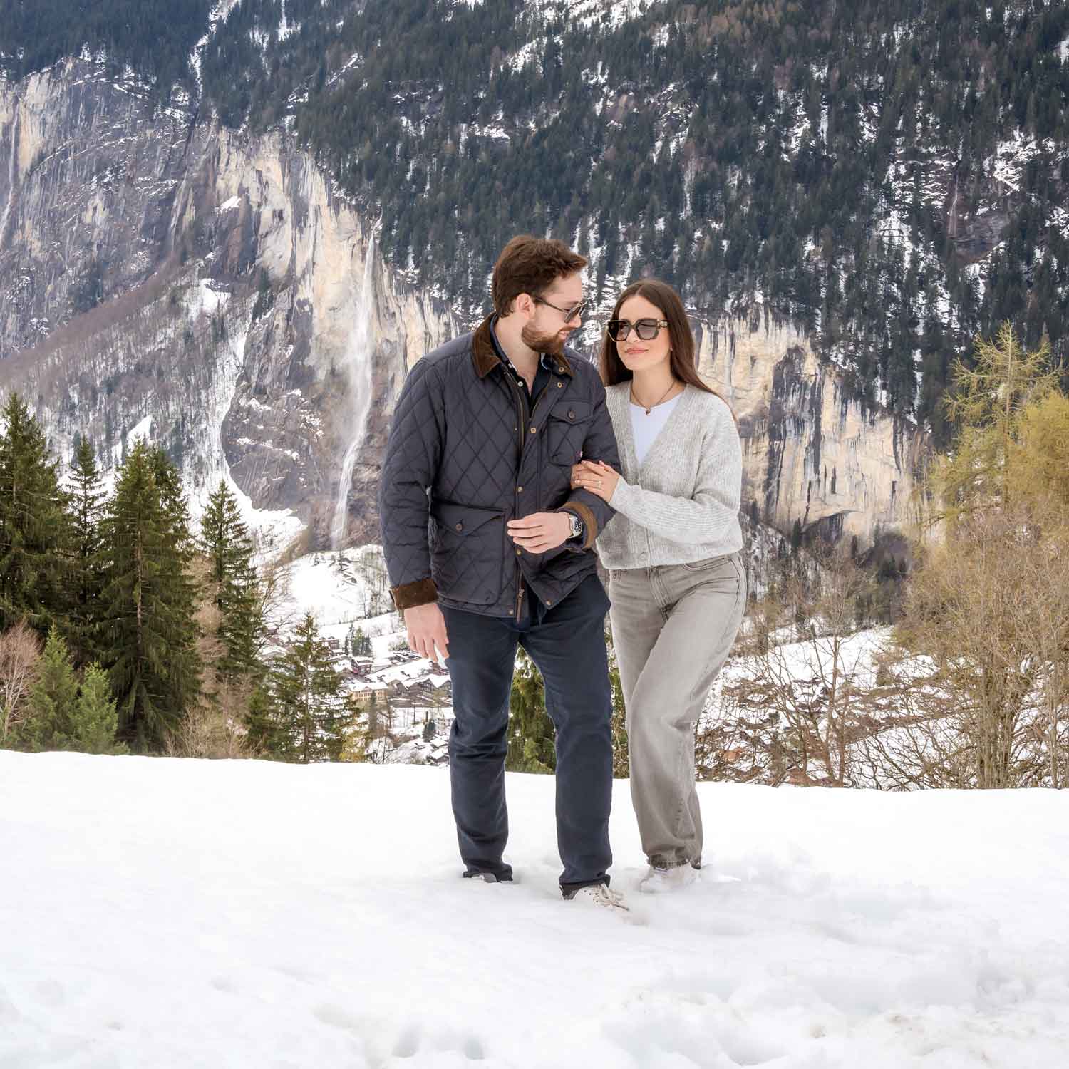 Engagement in the snow