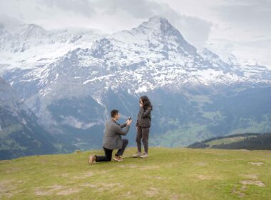 engagement on Grindelwald First