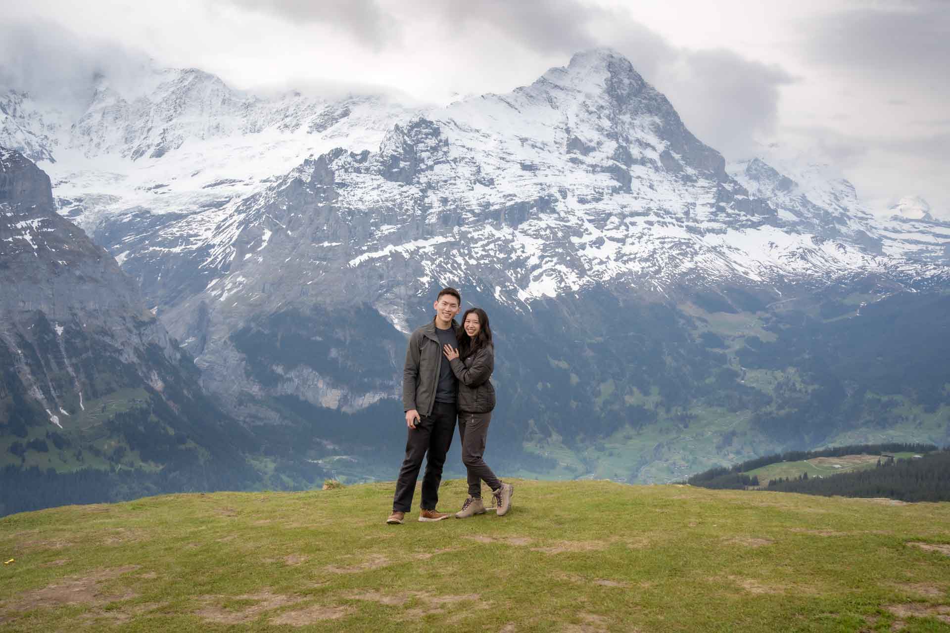 Engagement on Grindelwald First, Switzerland