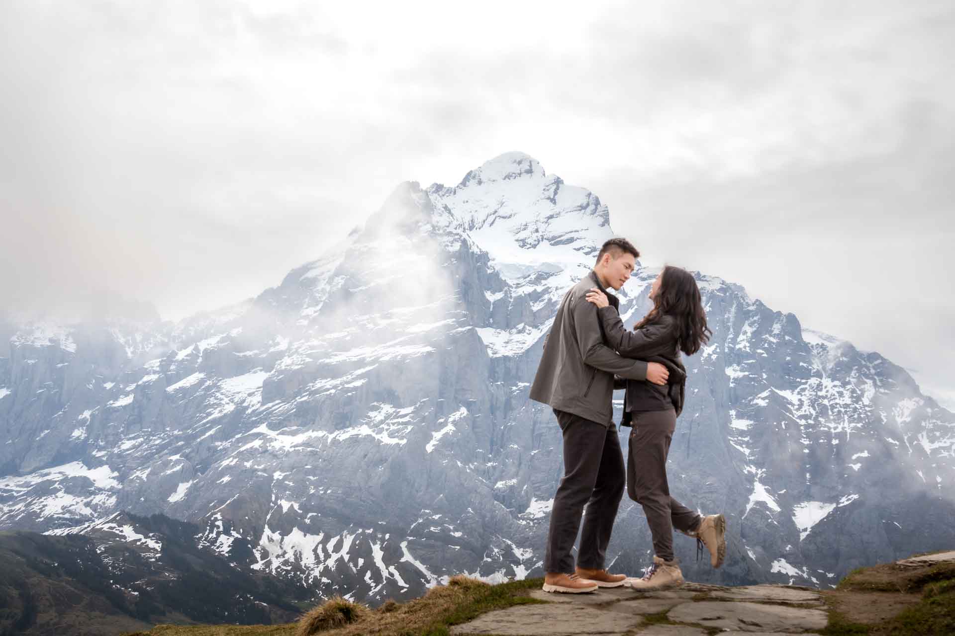 Engagement on Grindelwald First, Switzerland