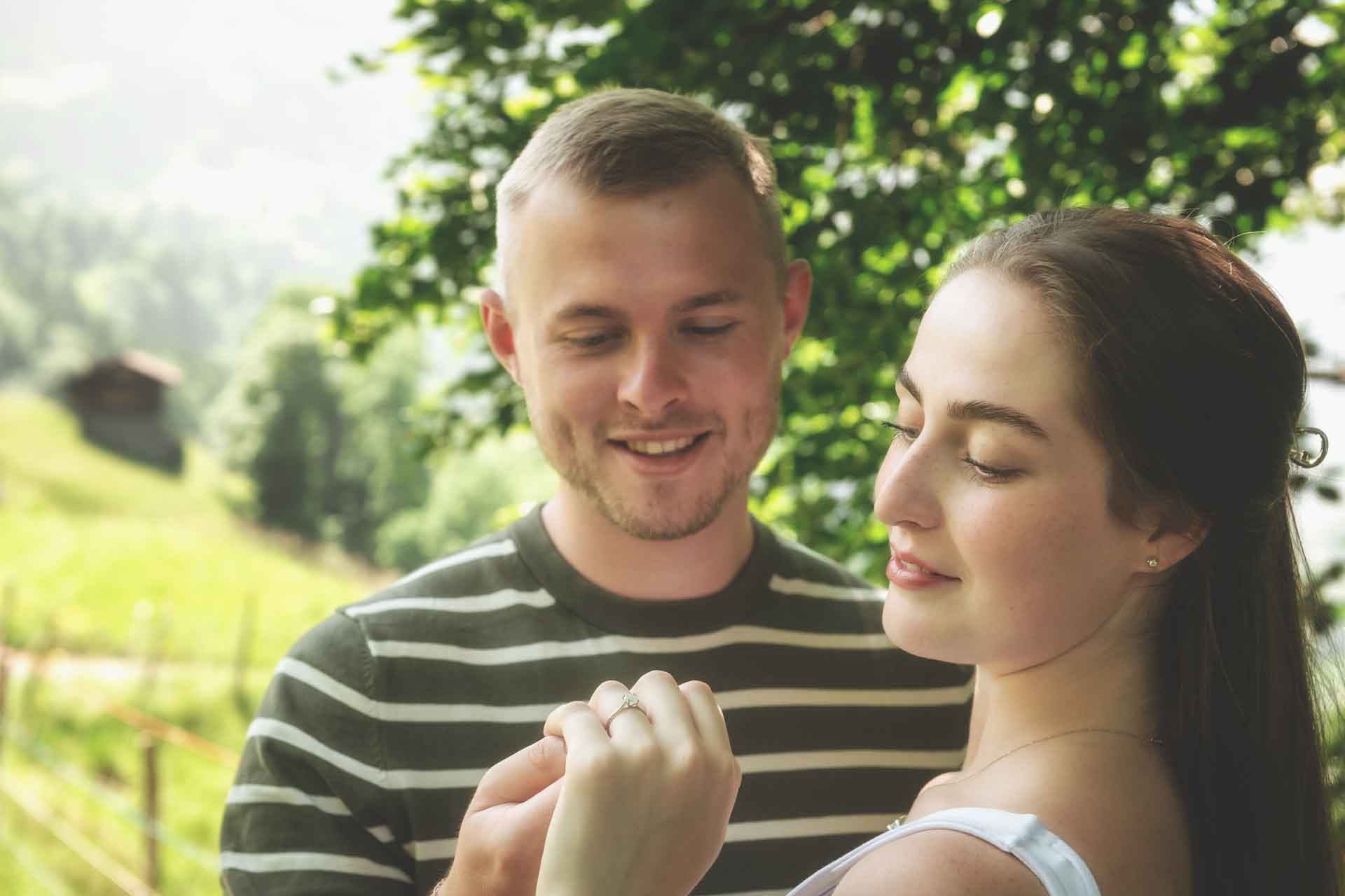 engagement in Lauterbrunnen