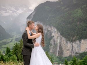 After Wedding Photo Shoot in Lauterbrunnen