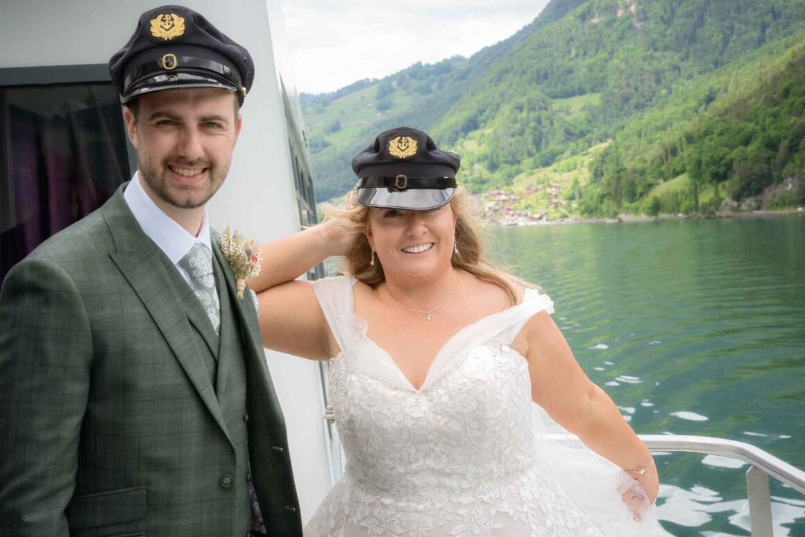 Wedding on Lake Thun by Schloss Schadau, Switzerland