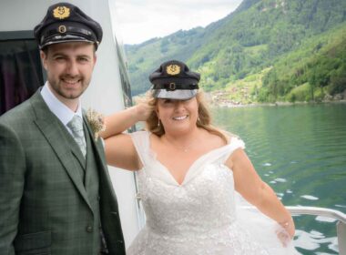 Wedding on Lake Thun by Schloss Schadau, Switzerland