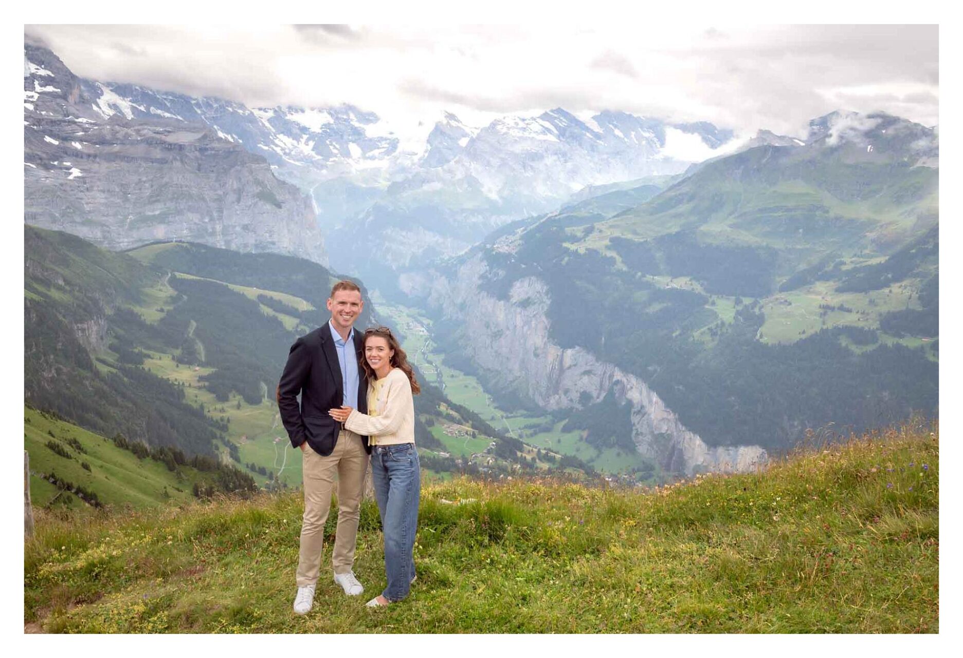 Engagement on Männlichen mountain