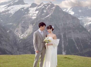 Photographer for a photo shoot in Grindelwald, Switzerland.