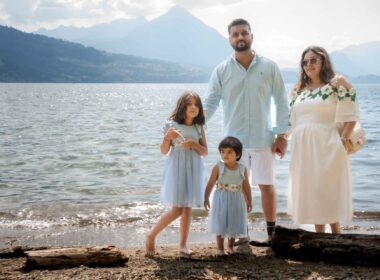 Family photo shoot in Interlaken
