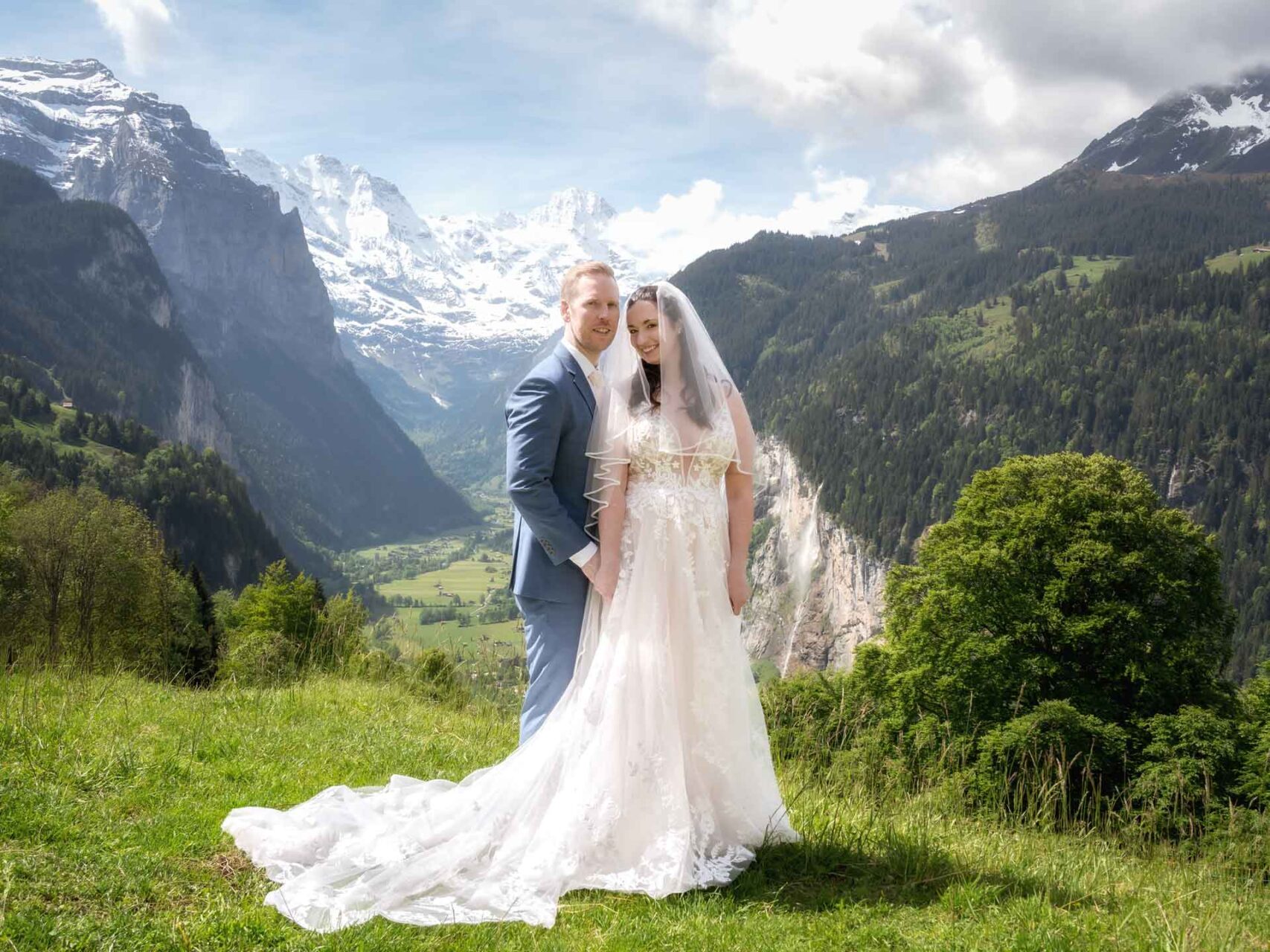 Wedding Photo Shoot in Wengen