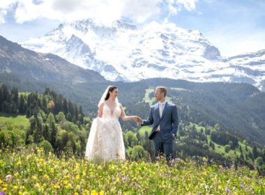 Wedding Photo Shoot in Wengen