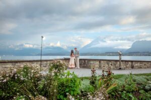 Surprise engagement at Schloss Schadau, Thun