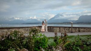 Surprise engagement at Schloss Schadau, Thun