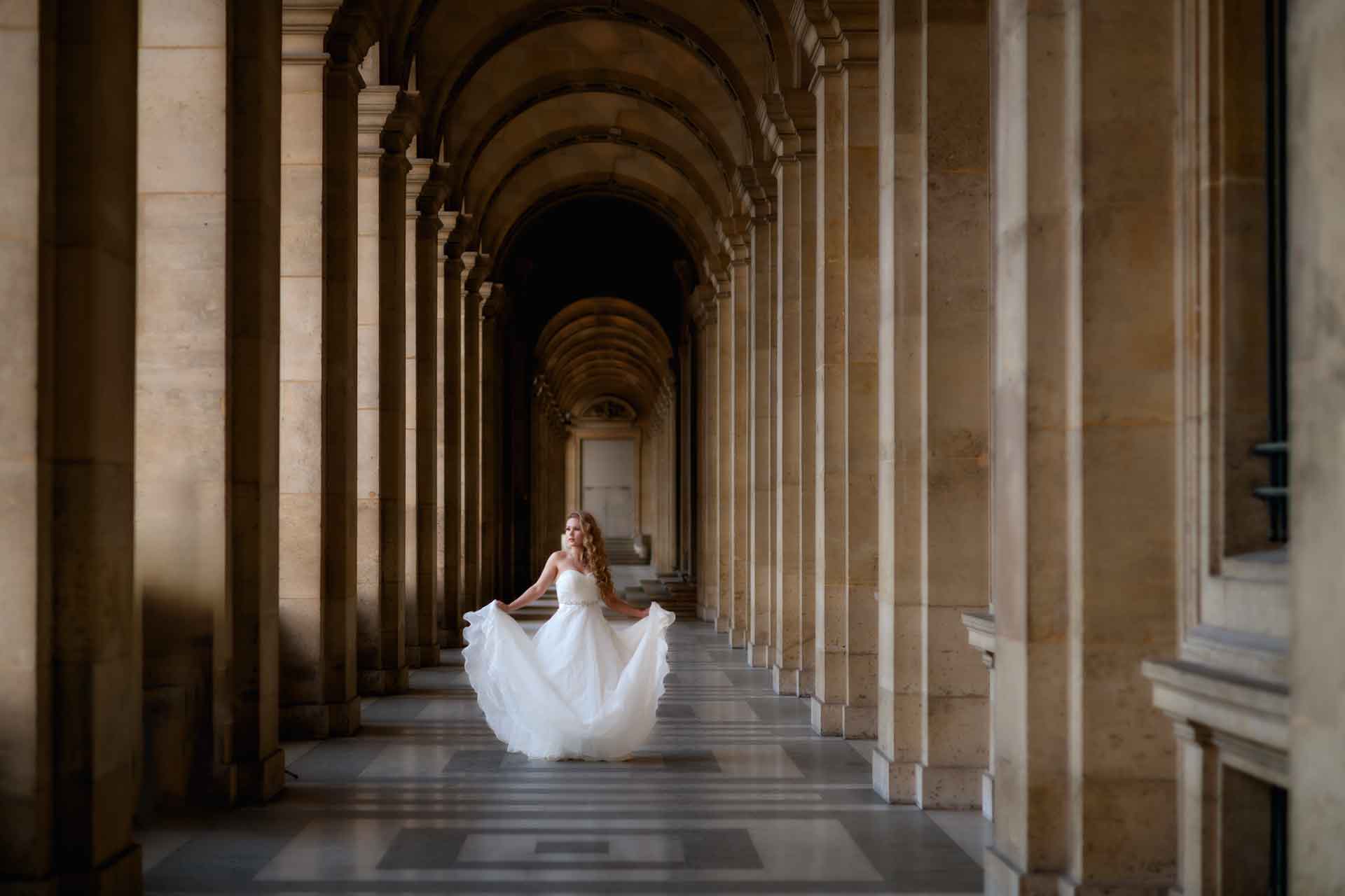 Photo Shoot at Le Louvre, Paris, France
