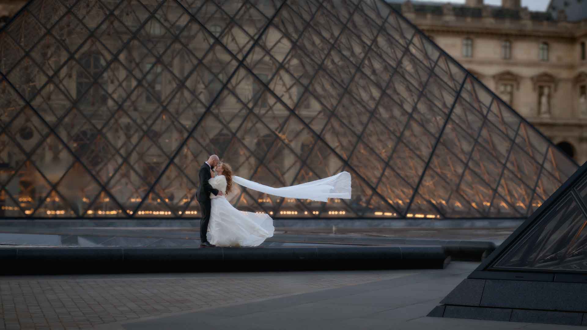 Photo Shoot at Le Louvre, Paris, France