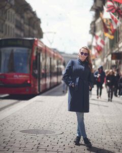 Street fashion photo shoot in Bern, Switzerland with photographer John Wisdom