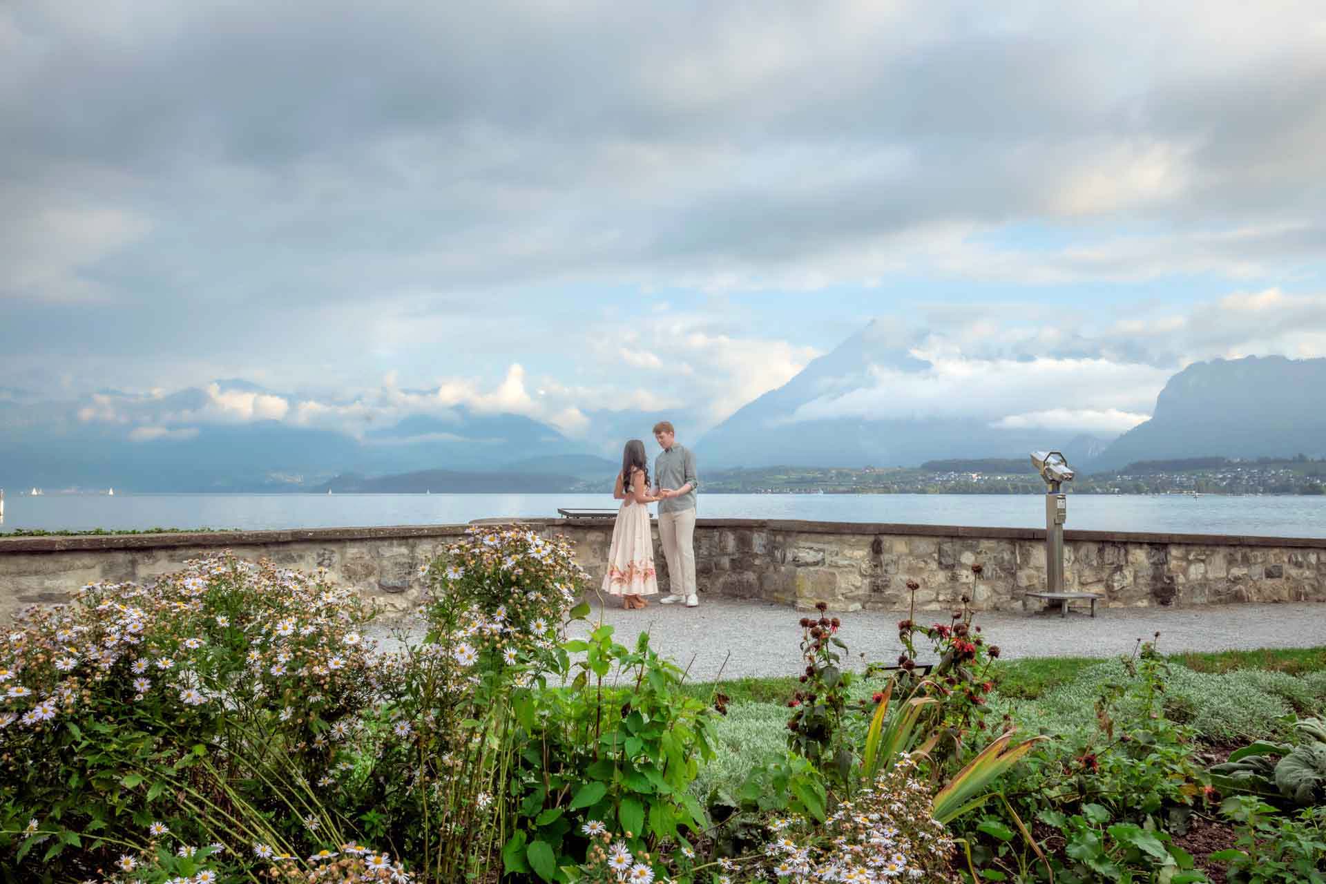 engagement at Schloss Schadau, Thun