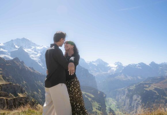 engagement on Männlichen mountain