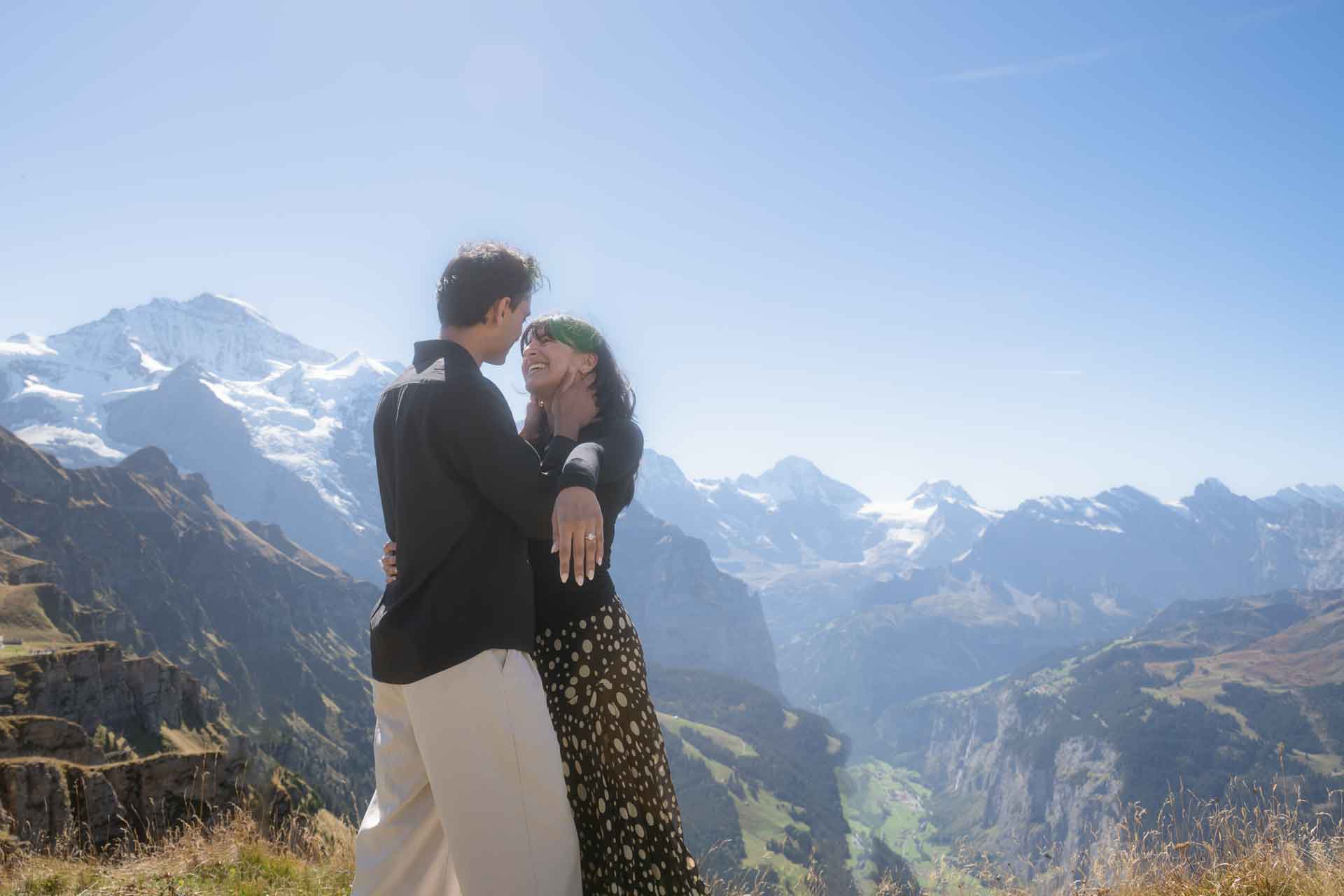 Engagement on Männlichen