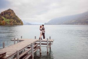 Surprise engagement in Iseltwald