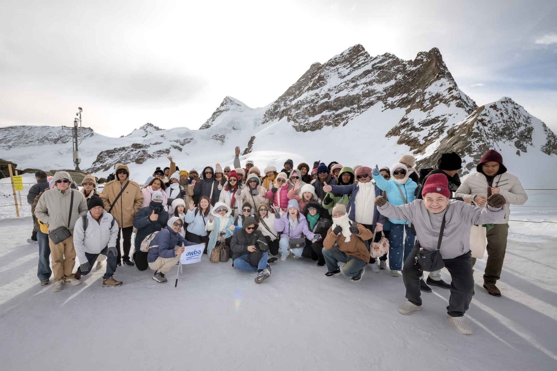 Group Photographer on Jungfraujoch
