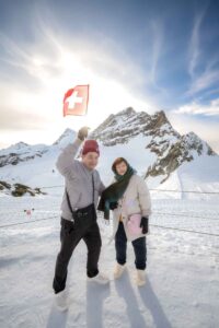 Photographer for travel groups visiting Jungfraujoch