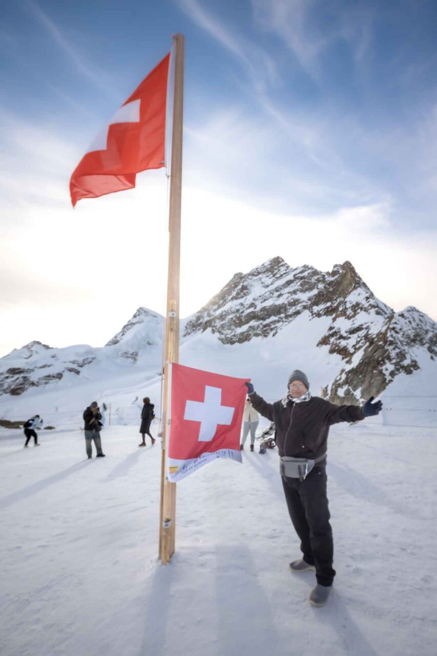 Group Photographer on Jungfraujoch