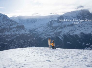 Engagement Grindelwald First Mountain