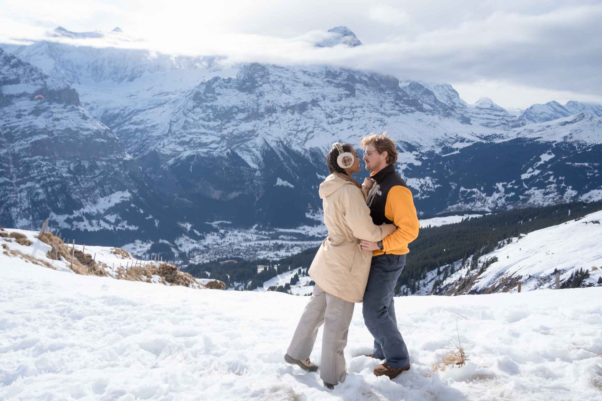 Engagement Grindelwald First Mountain