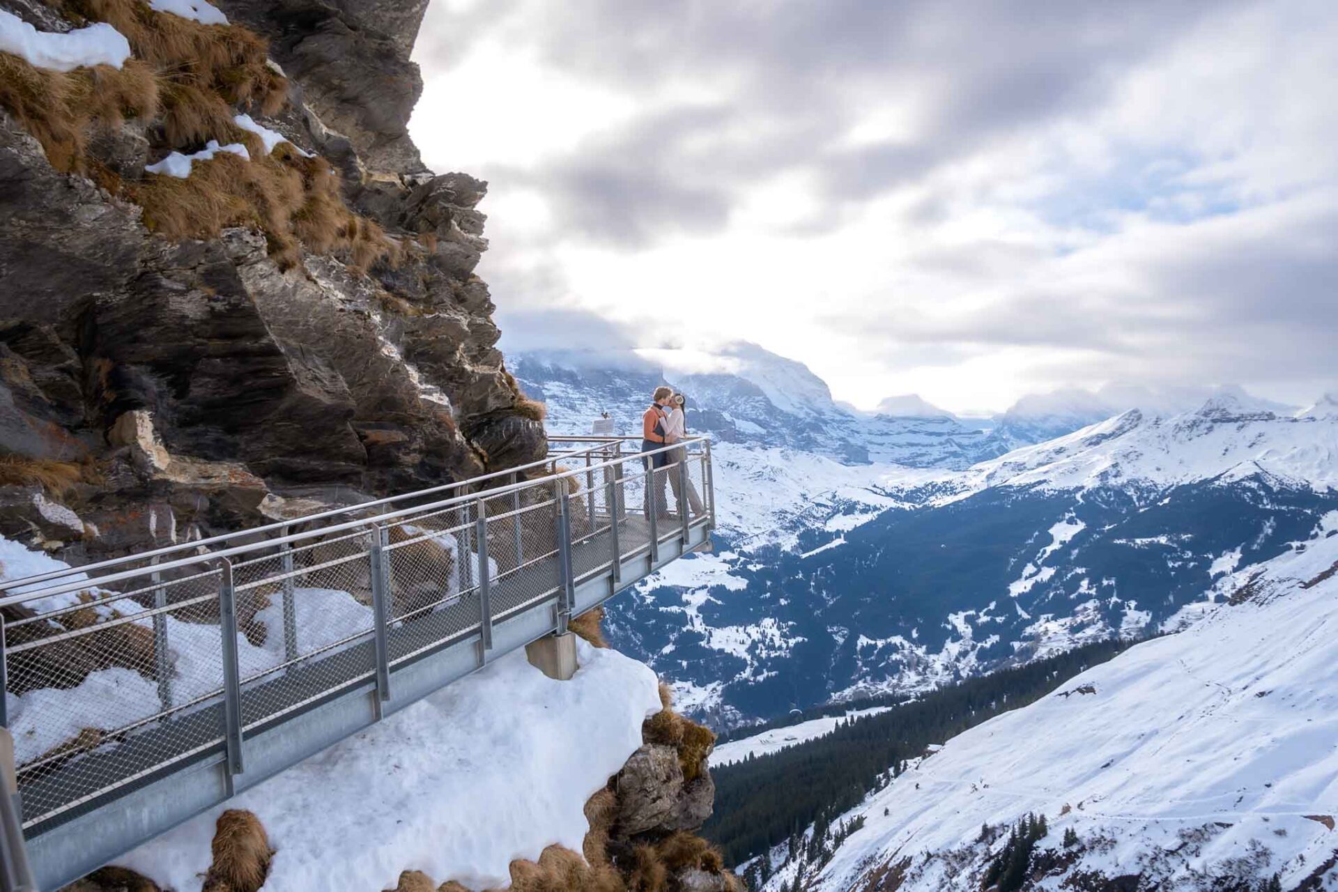 Engagement Grindelwald First Mountain
