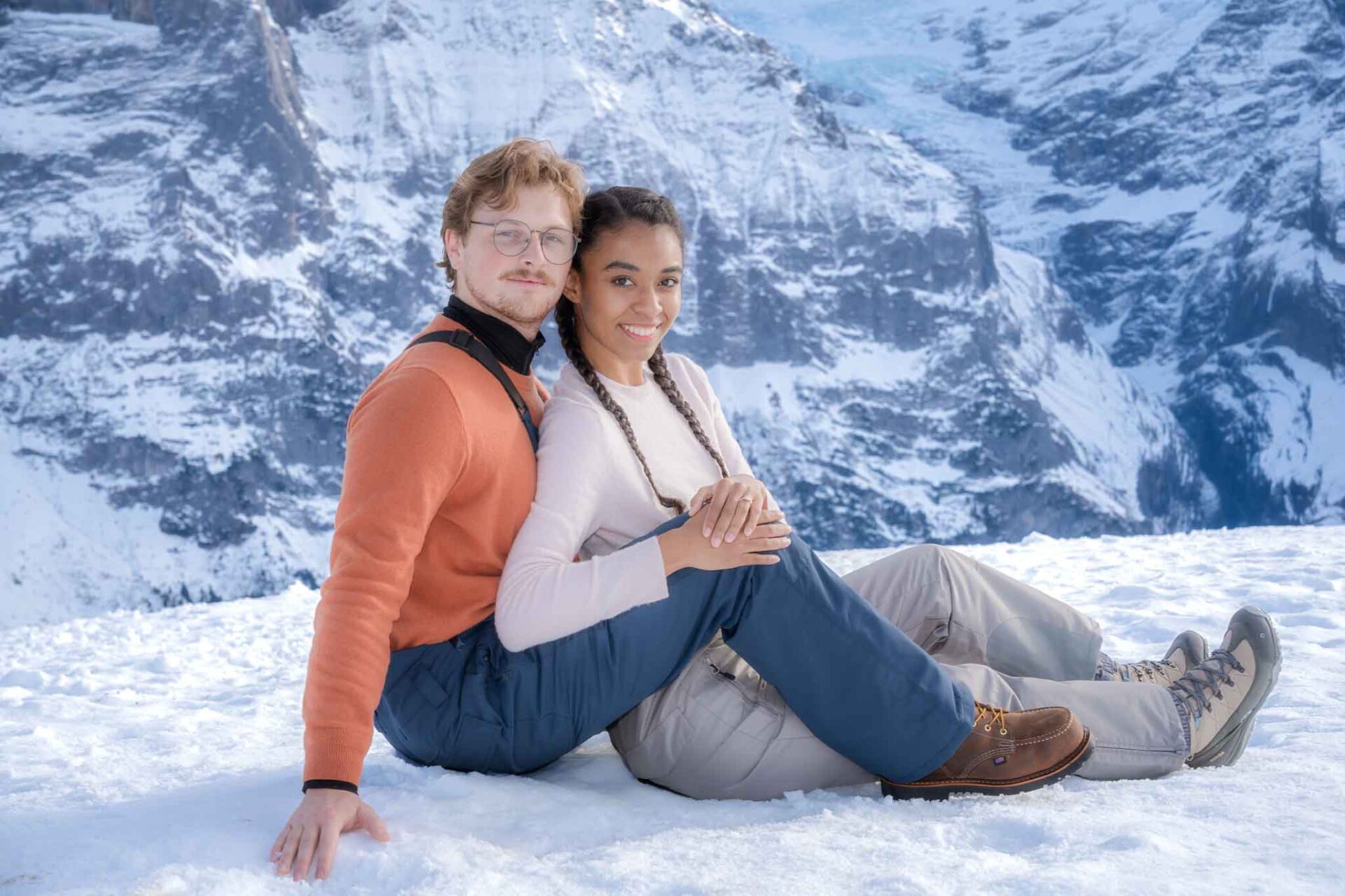 Engagement Grindelwald First Mountain