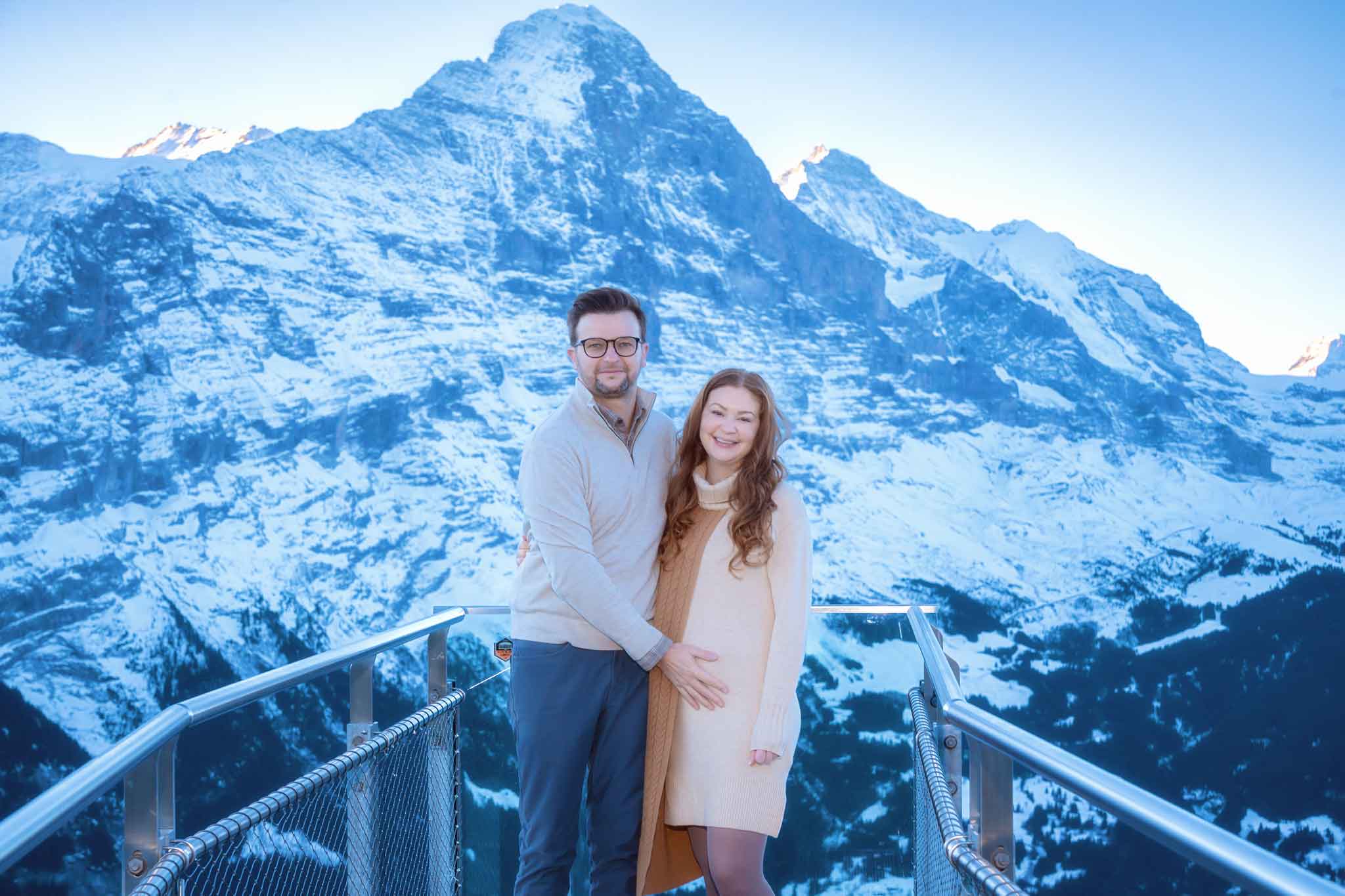 Maternity Photo Shoot in Grindelwald