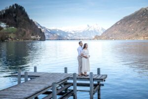 Maternity Photo Shoot by Lake Brienzersee