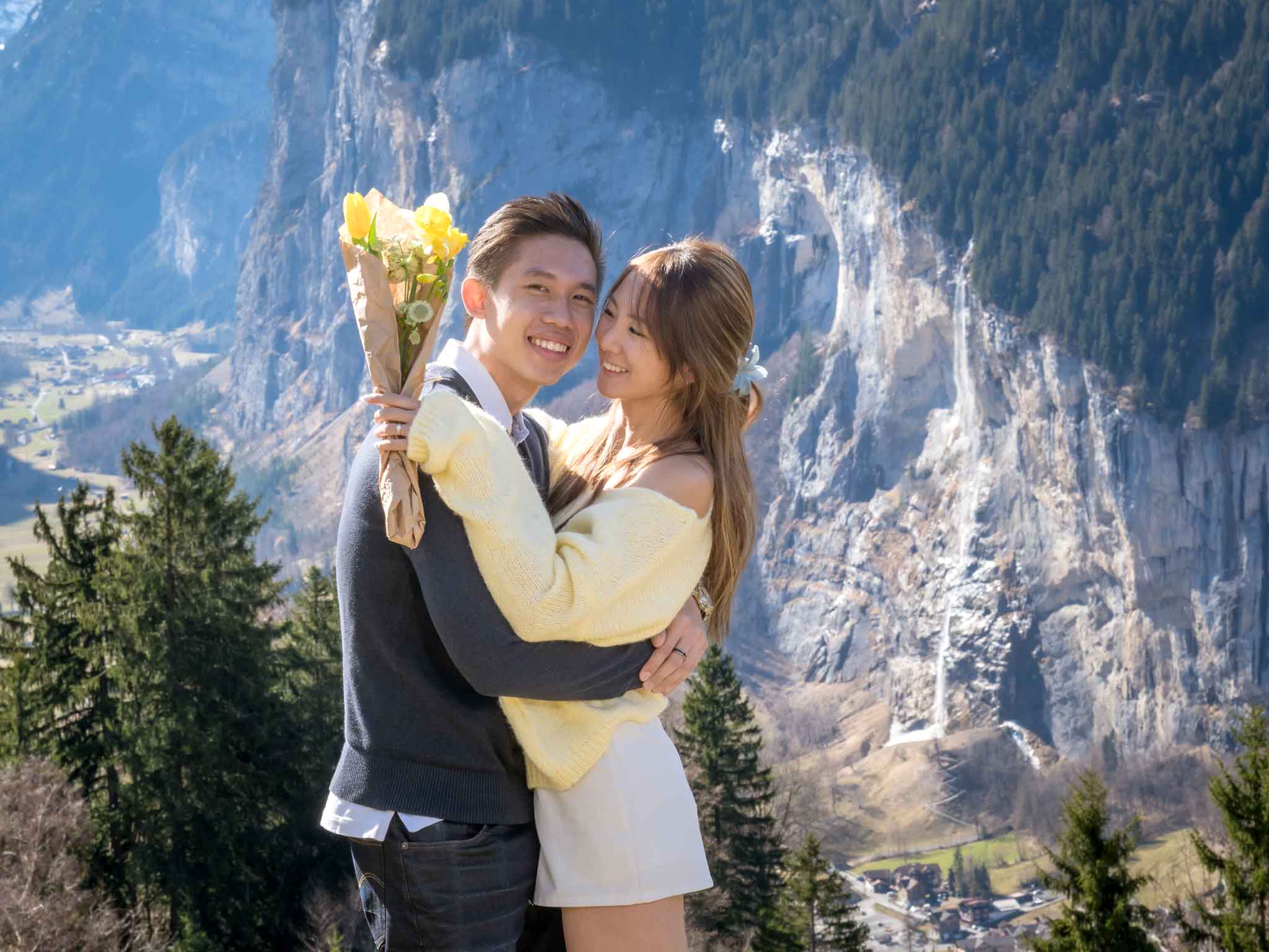 Engagement in Lauterbrunnen