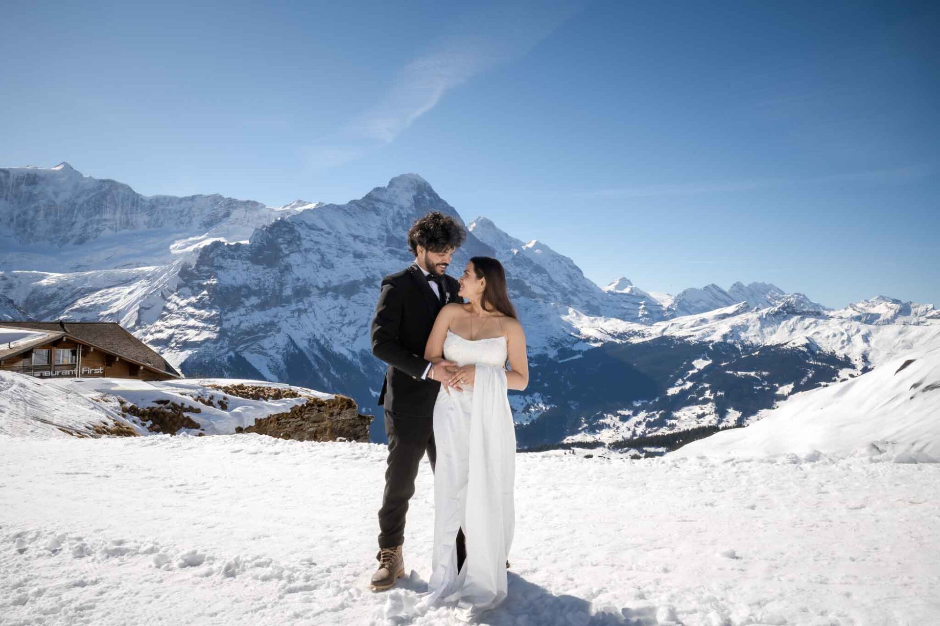 Grindelwald First Wedding Photo Shoot