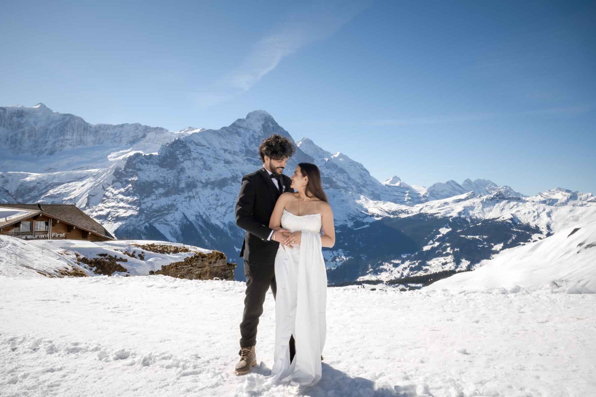 Grindelwald First Wedding Photo Shoot