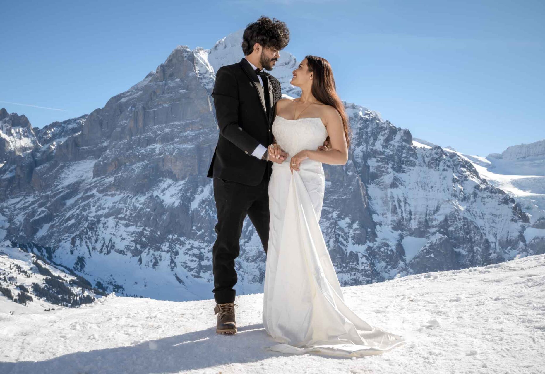 Grindelwald First Wedding Photo Shoot