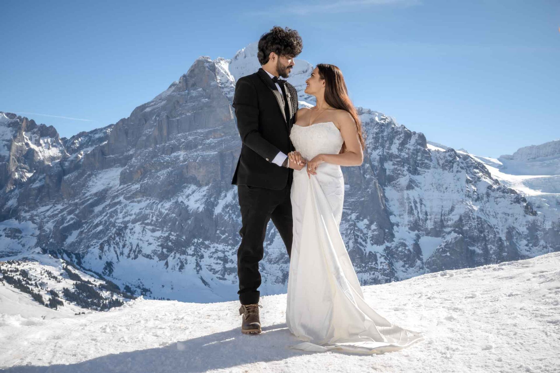 Grindelwald First Wedding Photo Shoot