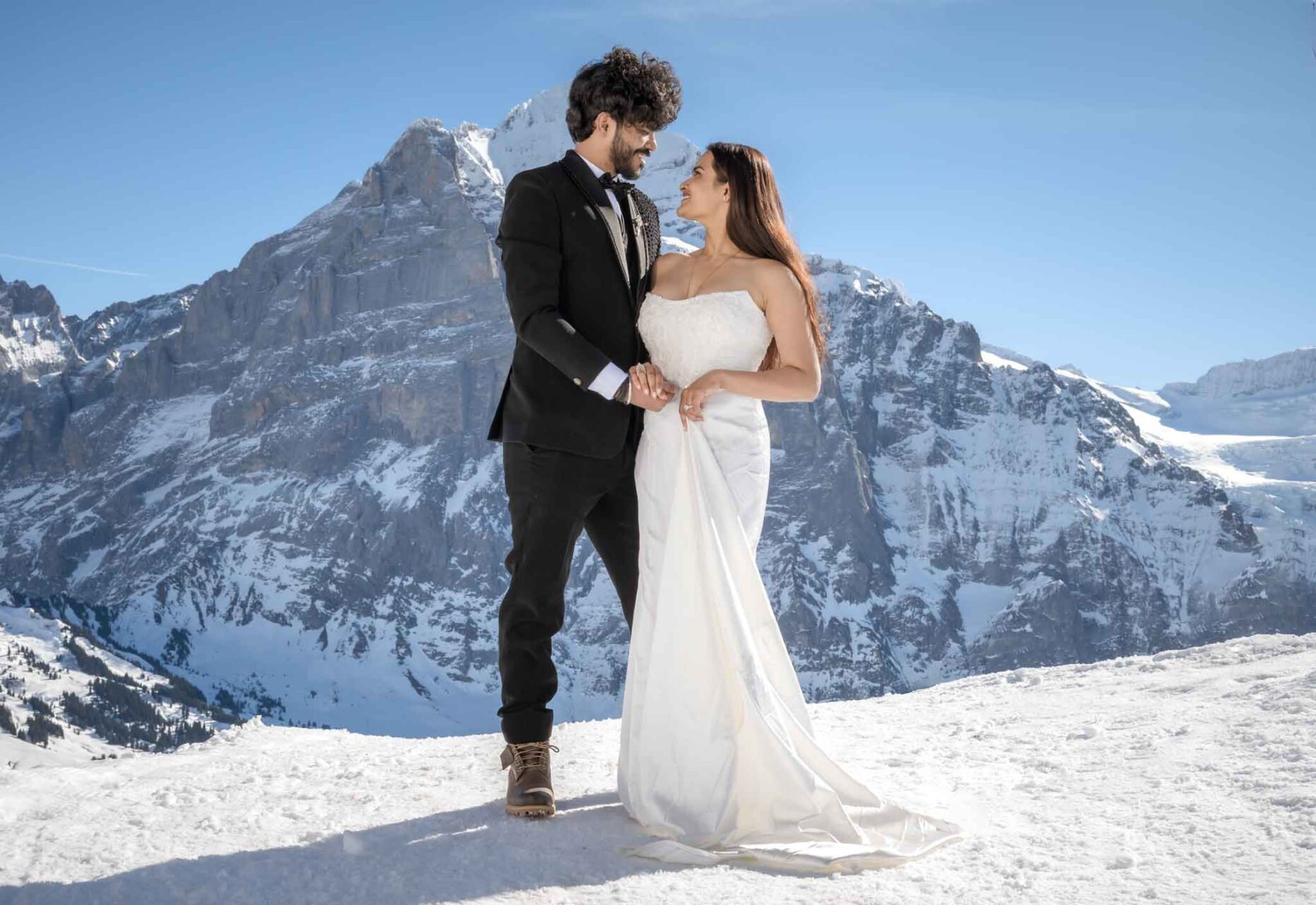 Grindelwald First Wedding Photo Shoot