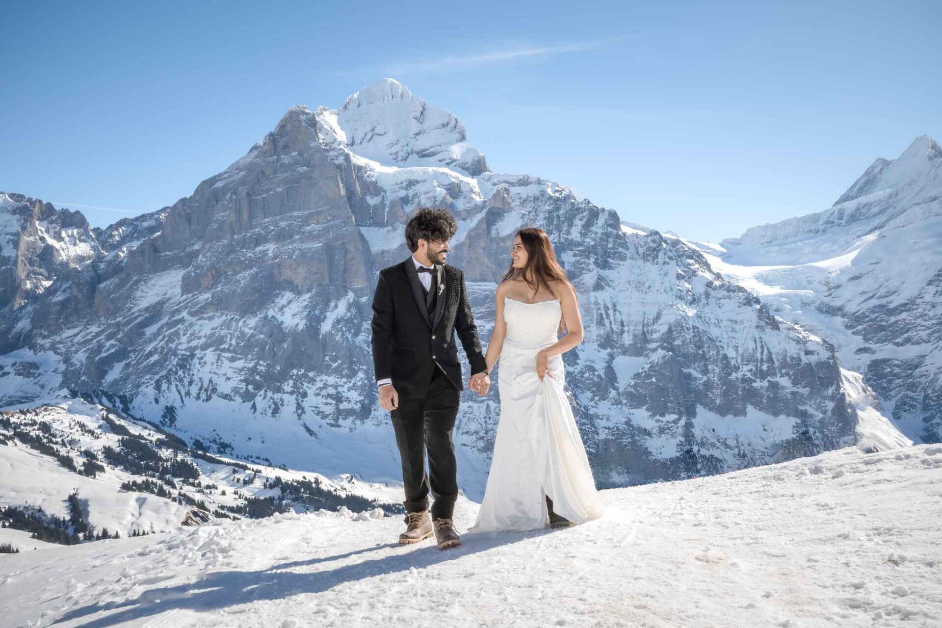 Grindelwald First Wedding Photo Shoot