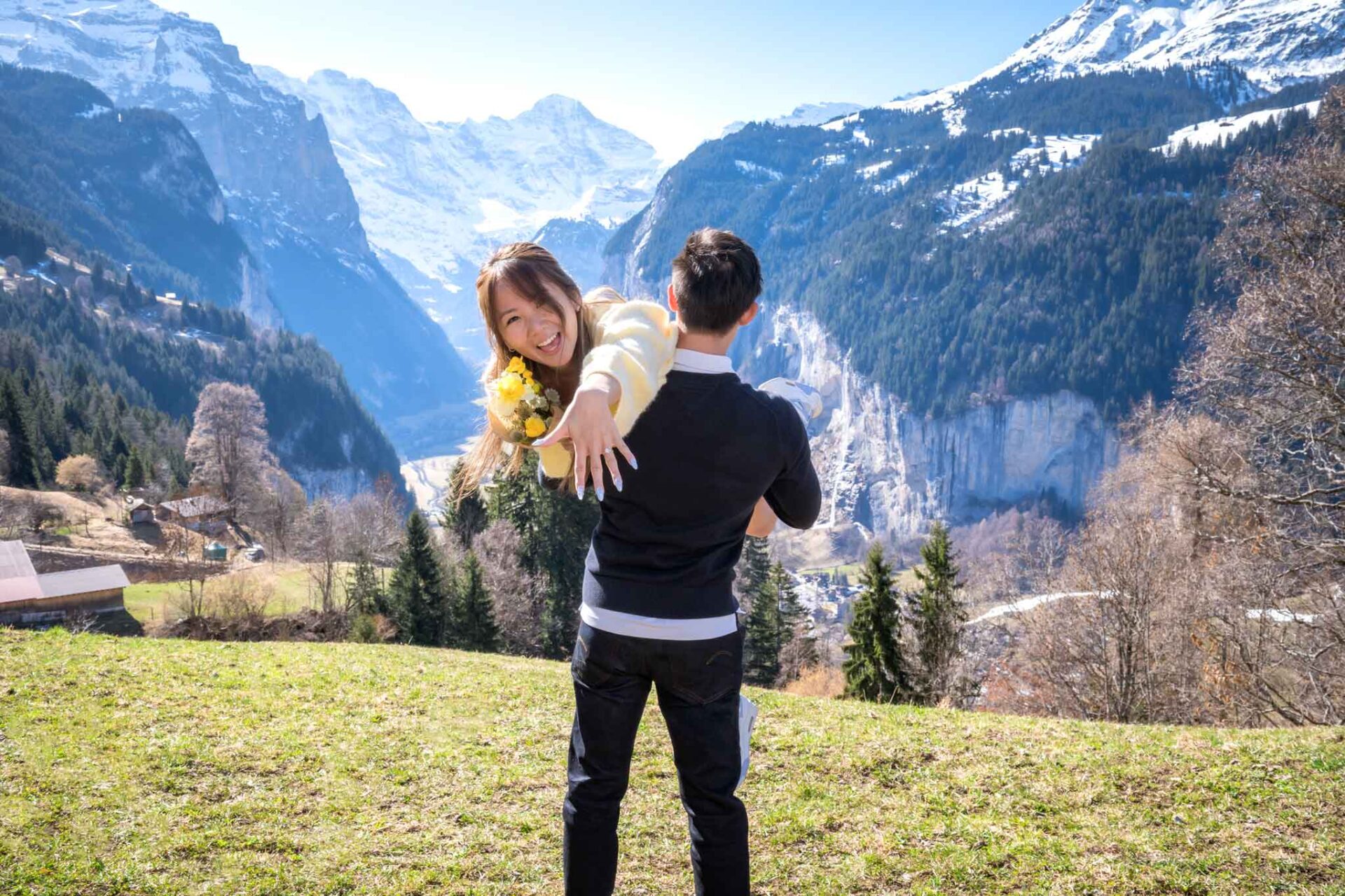 Engagement in Lauterbrunnen