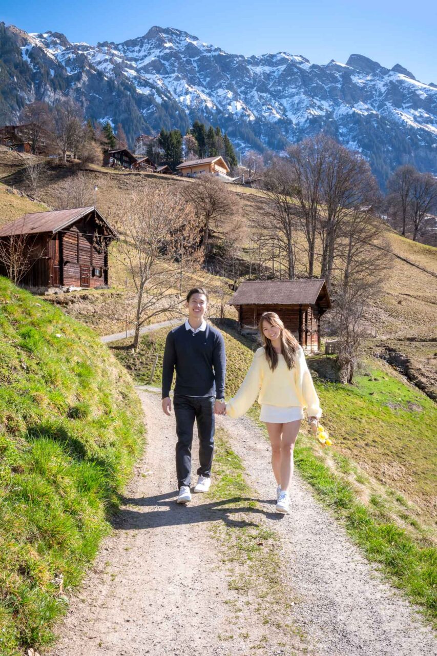Engagement in Lauterbrunnen