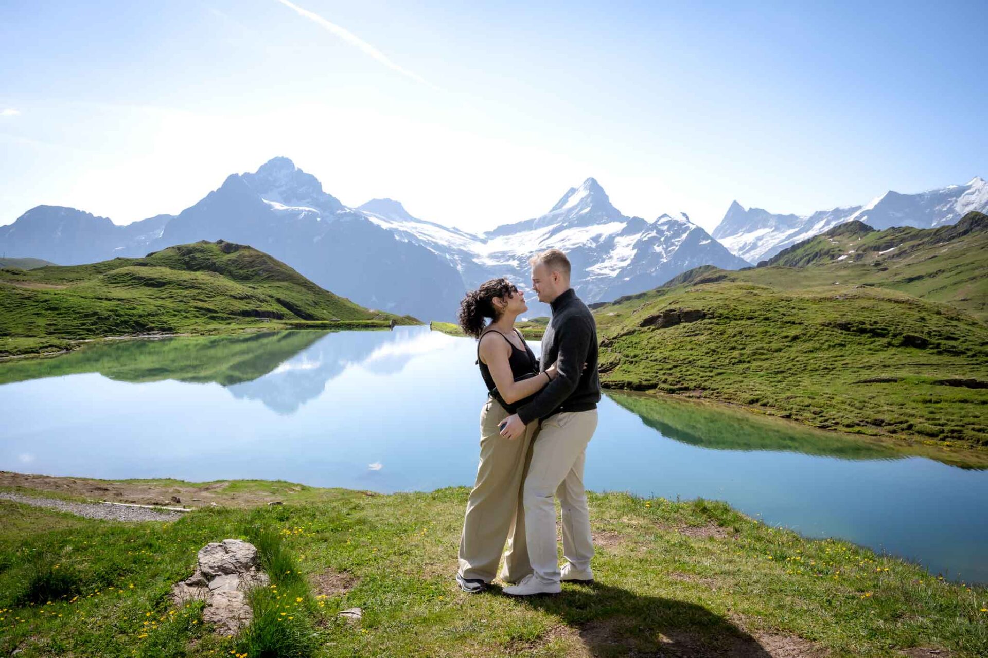 engagement bachalpsee lake