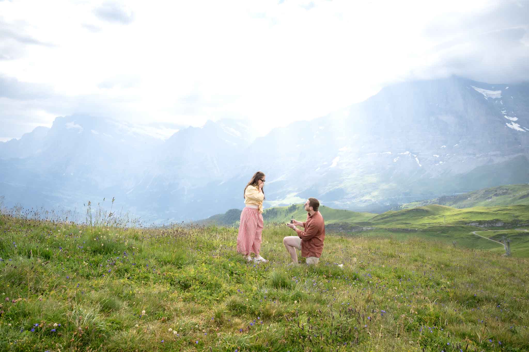 Surprise engagement in Switzerland