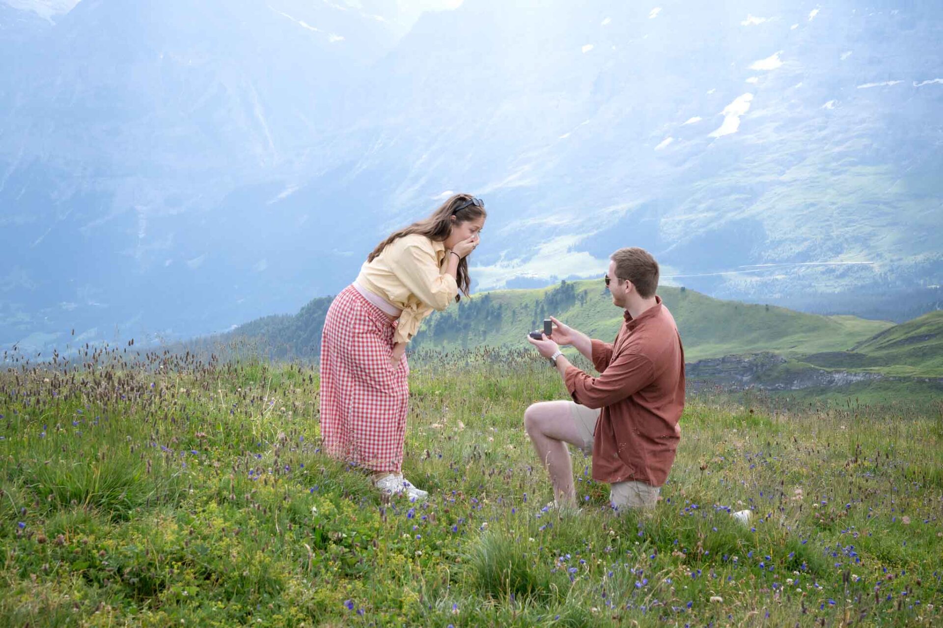 Surprise engagement in Switzerland
