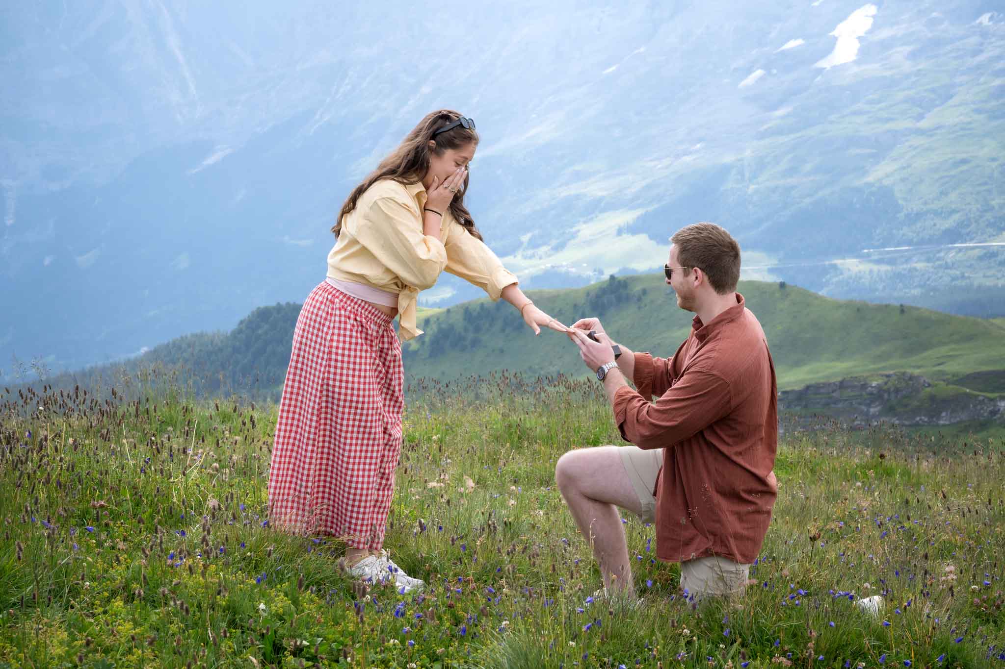 Surprise engagement in Switzerland