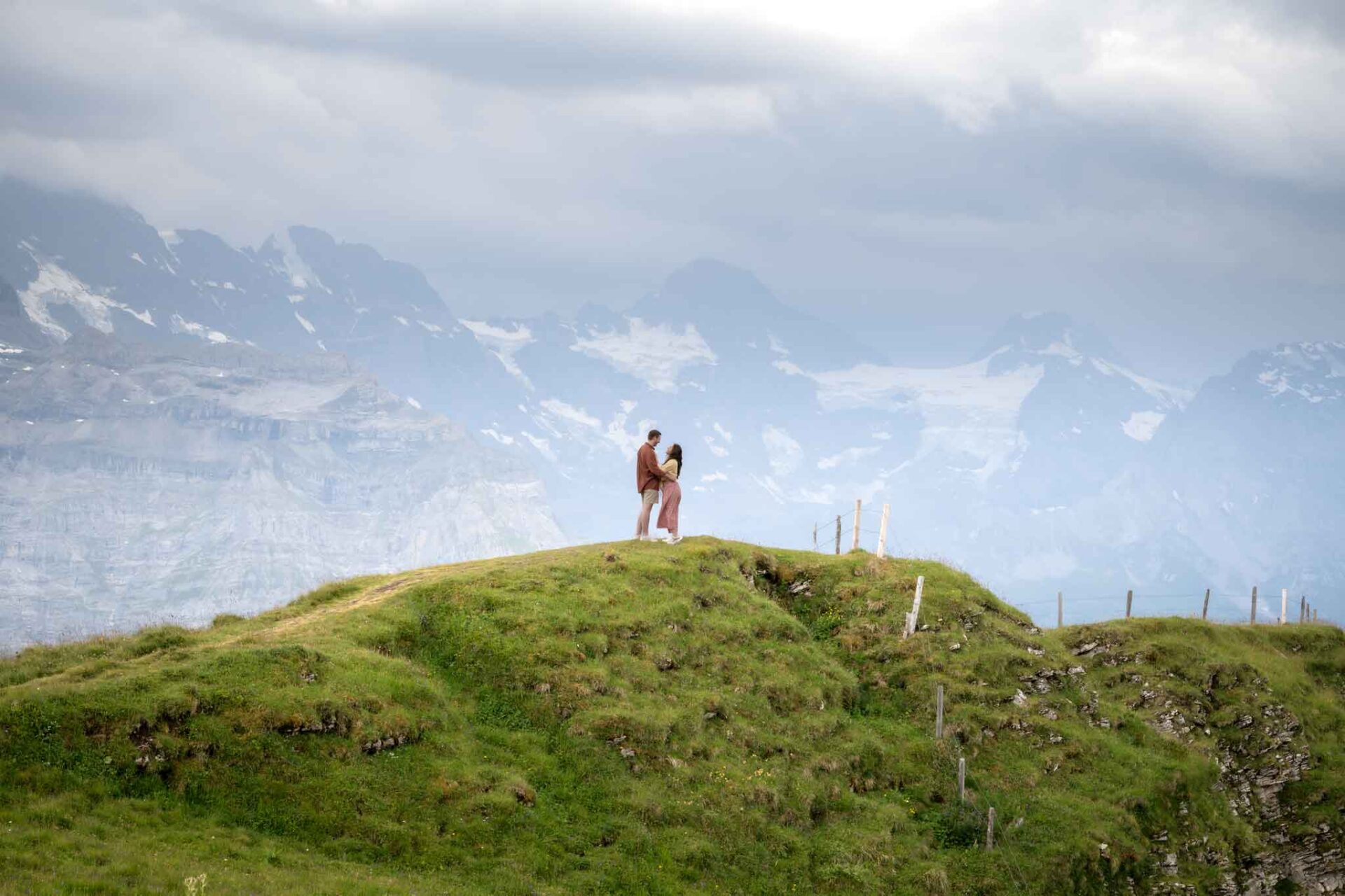 Surprise engagement in Switzerland